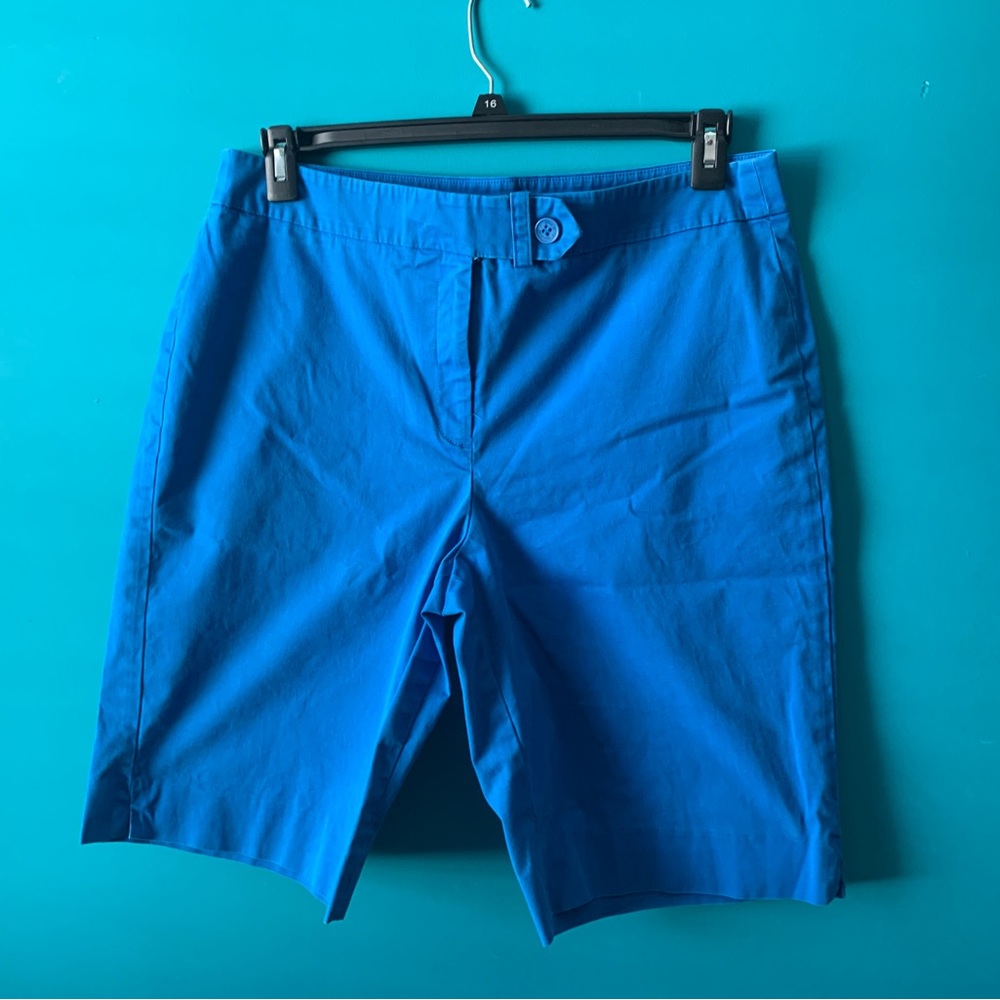 Womens Blue (14) mid length Shorts